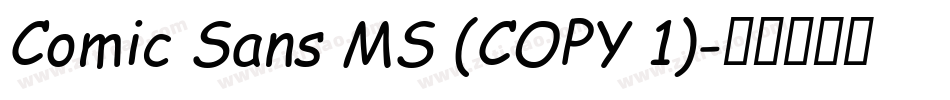 Comic Sans MS (COPY 1)字体转换